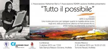 Tutto il Possibile - mostra d’arte per ricordare la pittrice Francamaria Ricco