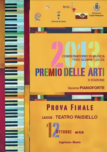 Premio Nazionale delle Arti: il “Tito Schipa” ospita la Sezione Pianoforte