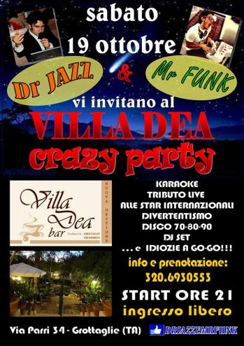 Villa Dea Crazy Party con Dr Jazz & Mr Funk