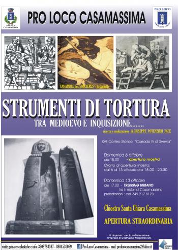 Strumenti di tortura tra Medio Evo e Inquisizione...e oltre