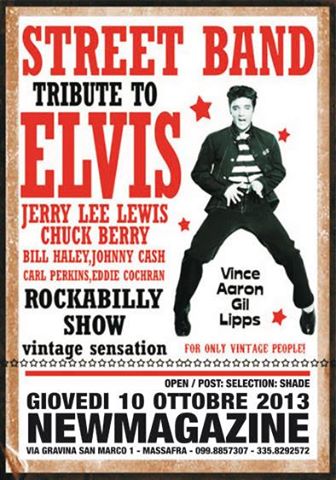 Street Band tribute to Elvis - open/post selection: Shade