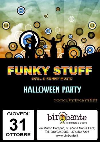 Halloween Party con i Funky Stuff Funky & Soul Music Live