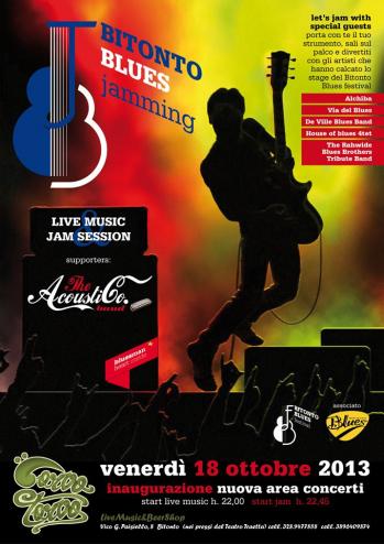 Bitonto Blues - jamming in occasione dell'inauguraione della nuova area spettacoli