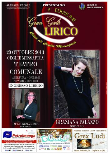 Gran Galá Lirico - Cittá di Ceglie Messapica - 2^ Edizione