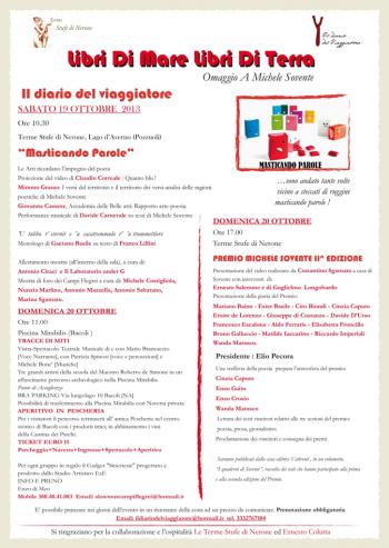 Libri di Mare e libri di Terra, II edizione Premio Michele Sovente
