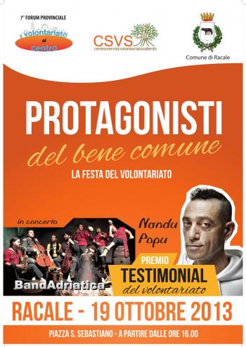 VII Forum provinciale del volontariato con Nandu Popu dei Sud Sound System