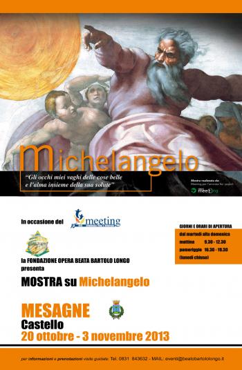 Michelangelo. Gli Occhi miei vaghi delle cose belle e l’alma insieme della suo salute