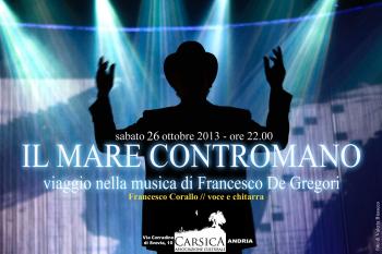 IL MARE CONTROMANO - Viaggio nella Musica di Francesco De Gregori