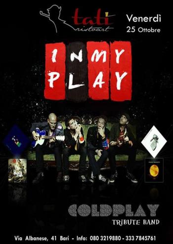 In My Play  Coldplay Tribute Band