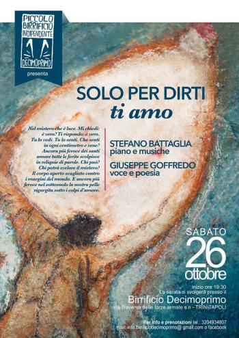 Solo per dirti ti amo