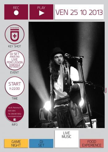 DjSet & live Percussion: Dominique Antonacci dai Terraross in concerto