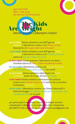 The Kids Are Alright. Letture animate e laboratori creativi