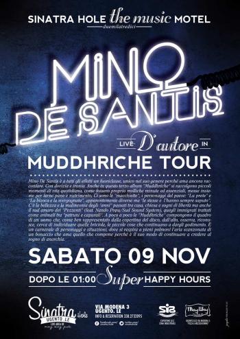 Il Cantautore Salentino Mino de Santis in concerto