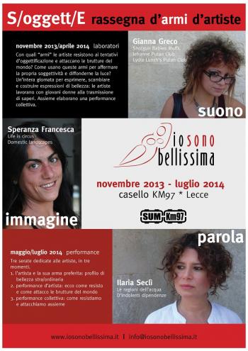 S/oggett/E. Rassegna d’armi d’artiste. Il primo laboratorio con Gianna Greco