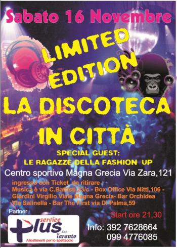 Limited Edition Presenta Discoteca in Citta