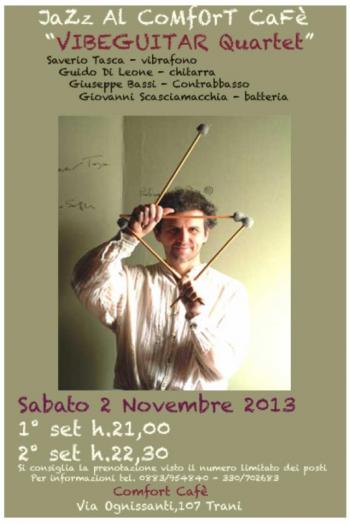 Live con Saverio Tasca e i Vibeguitar 4et