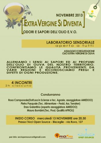 Extravergine si diventa | presentazione del laboratorio sensoriale per Assaggiatori e Degustatori di Olio Extra Vergine