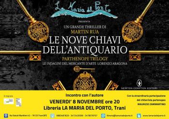Martin Rua presenta il libro Le nove chiavi dell'antiquario