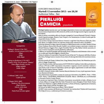 Concerto Inaugurale 47° Stagione Concertistica Ente Morale il Coretto