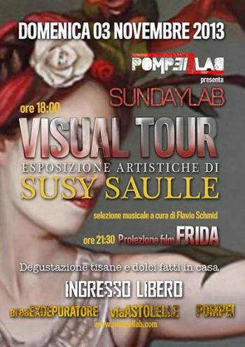 "Visual Tour" esposizione artistiche di Susy Saulle