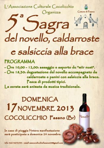 5^sagra del Novello Caldarroste e Salsiccia alla Brace