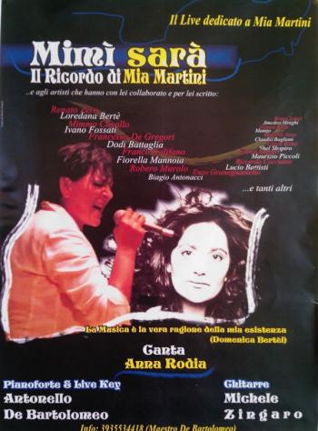 Il live dedicato a Mia Martini