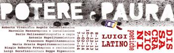 Potere e Paura - Rassegna di e con Luigi Latino