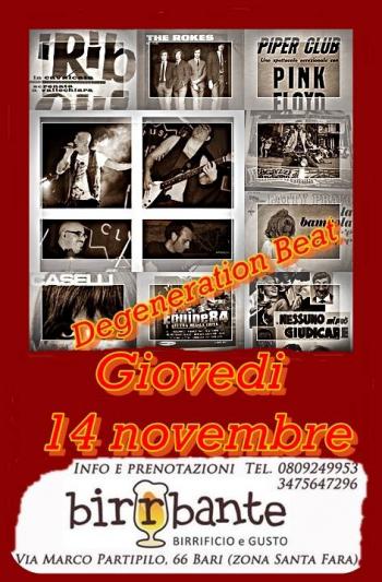 Serata Piper con i Degeneration Beat Live