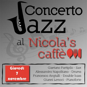Lenoci e Partipilo al Nicola's Caffè