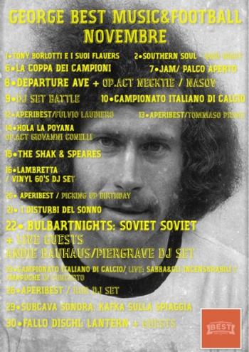 Il mese di Novembre al George Best Music & Football