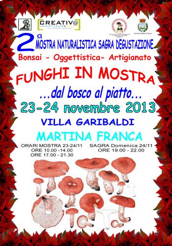 2° Mostra Micologica – Naturalistica Sagra della Copitella della Valle D’Itria.