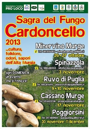 5° Edizione della Sagra del Fungo Cardoncello