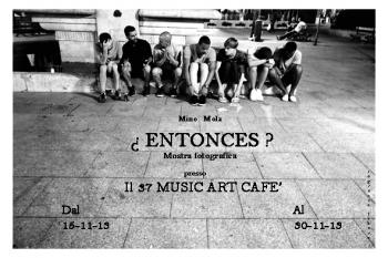 ¿ Entonces ? Mostra Fotografica