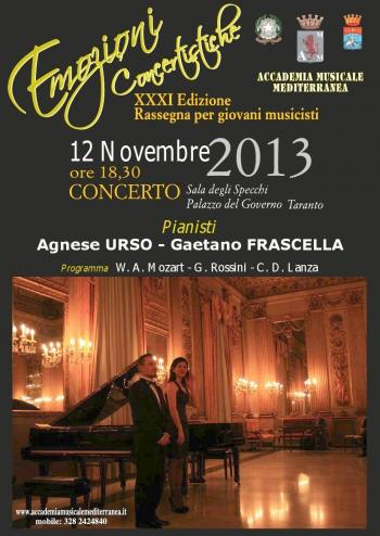 Agnese Urso e Gaetano Frascella: il mondo in un pianoforte