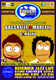 Ridens Factory Bari Cabaret - Boccasile e Maretti e la B&M Band