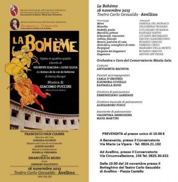 La Bohème di Giacomo Puccini