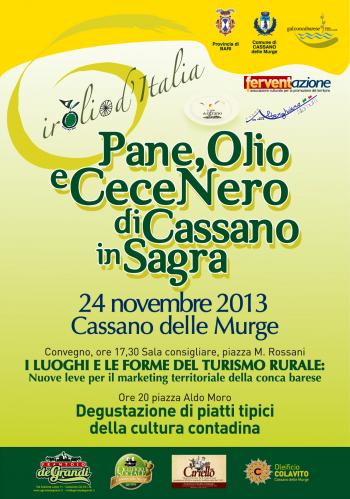 Pane, Olio e Cece Nero di Cassano in Sagra