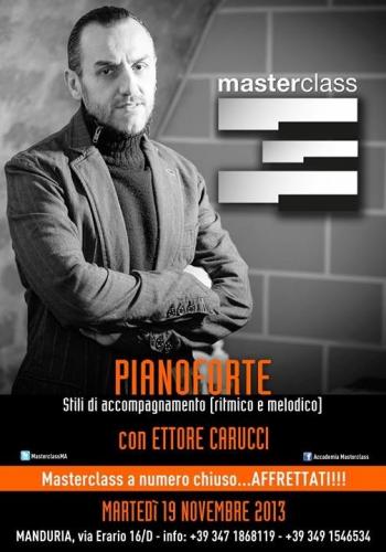 Masterclass di Pianoforte con Ettore Carucci