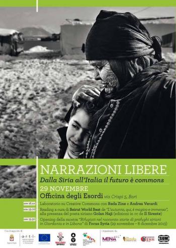 Narrazioni Libere. Dalla Siria all’Italia il futuro è commons