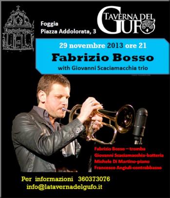 Fabrizio Bosso con il Giovanni Scasciamacchia trio