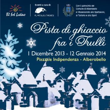 Pista di ghiaccio fra i Trulli
