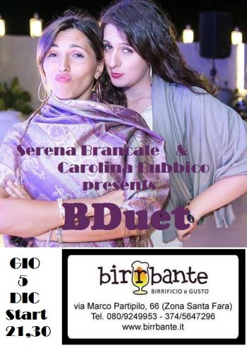 Serena Brancale & Carolina Bubbico-bduet Live