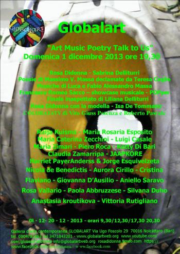 Art Music Poetry Talk to Us