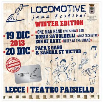 Locomotive Jazz Festival Winter - Boris Savoldelli e Papa's Gang & Sandra St Victor