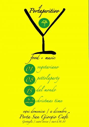 Il Portaperitivo #01: Vegetariano. Food + music ad hoc