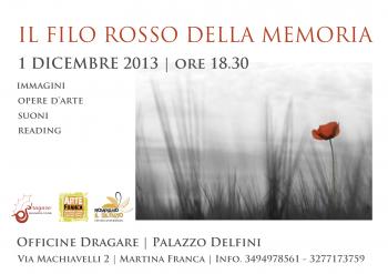 Il filo rosso della memoria - Evento finale del mese contro la violenza