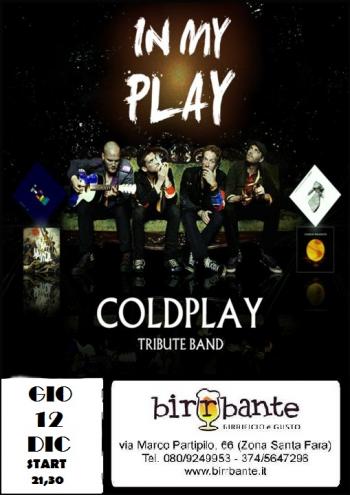 In my Play - Coldplay Tribute Band live