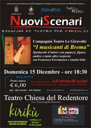 I Musicanti di Brema - Spettacolo Teatrale Per  Bambini e Famiglie
