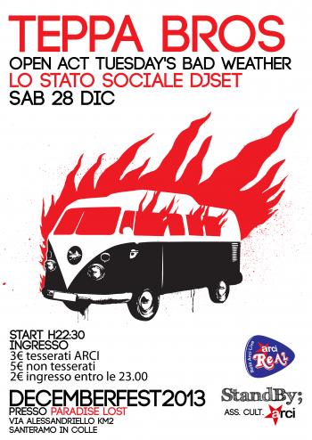 Teppa Bros - lo Stato Sociale Djset - Decemberfest 2013