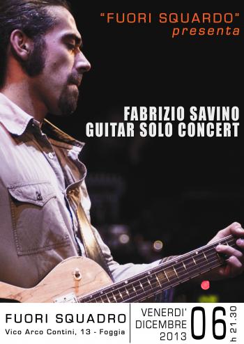 Fabrizio Savino Guitar Solo Concert live